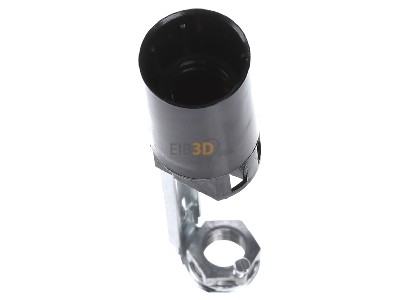 Ansicht oben links Houben 109814 Fassung E14 f.Kerzen sw,85mm,10mm Bohr. 