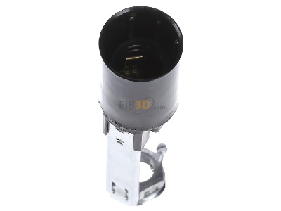 Ansicht oben hinten Houben 109814 Fassung E14 f.Kerzen sw,85mm,10mm Bohr. 