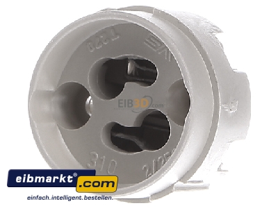 Frontansicht Houben 502111 Fassung GU10/GZ10 ws Lcher M3 