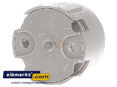 Ansicht hinten Houben 502111 Fassung GU10/GZ10 ws Lcher M3 