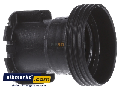 Ansicht links Houben 504302 Fassung E27 Thermopl.,sw,Agw 