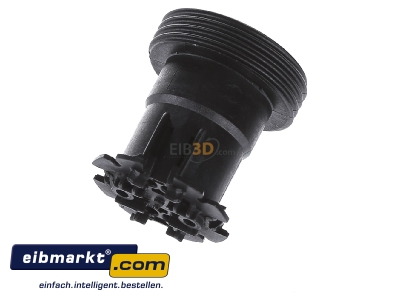 Ansicht oben hinten Houben 504302 Fassung E27 Thermopl.,sw,Agw 