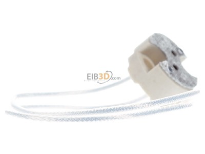 Ansicht links Houben 100970 Fassung G4/5,3/6,35 Ker,L-Lg140,m.AEH 