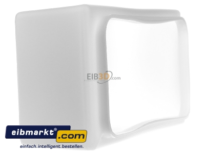 Ansicht rechts RZB Zimmermann 05-21136 Ersatzglas opal-mt 220x120mm 