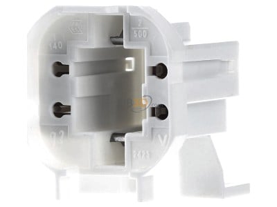 Frontansicht Houben 527795 Fassung G24q-2 ws,glatt,rckb.M3/M4 