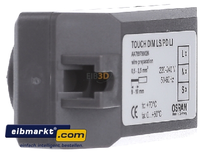 View on the left Osram TOUCH DIM LS/PD LI System component for lighting control -_- original
