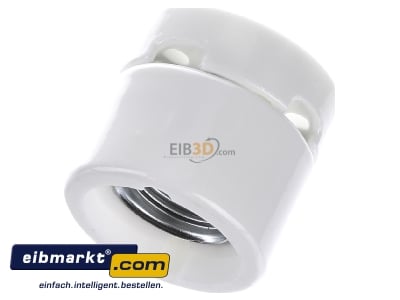 Ansicht oben vorne Houben 534835 Edisonfassung 2-tlg Porz. ws E27 