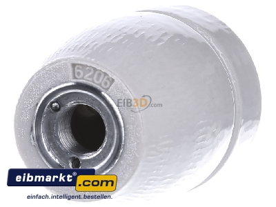 Ansicht hinten Houben 536452 Porzellanfassung 3tlg. E27 ws 