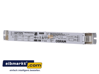 Frontansicht Osram QTP5 1x14-35/220-240 Vorschaltgert Quicktronic 2nd Gen 