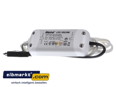 Frontansicht Hera 61500300903 LED Trafo 350mA/9W 