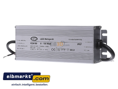 Frontansicht EVN Elektro K24 100 LED-Netzgert 24V DC/5-100W 