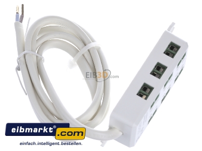 Ansicht oben links EVN Elektro L01 006 Verteiler 6-fach 12V DC / 24V DC 