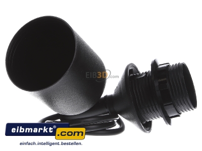 Frontansicht Houben 992154 Schnurpendel sw 70cm E27 