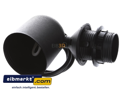 Ansicht oben vorne Houben 992154 Schnurpendel sw 70cm E27 