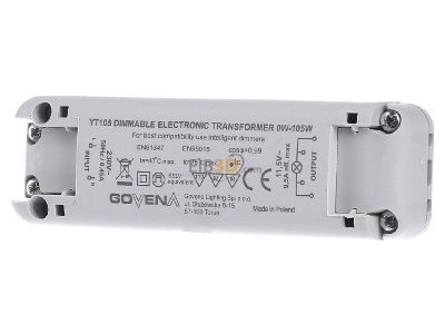 Frontansicht Scharnberger+Has. 58493 Trafo fr Halogen+LED 230/12VAC 0-105W 