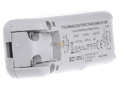 Ansicht links Scharnberger+Has. 58493 Trafo fr Halogen+LED 230/12VAC 0-105W 