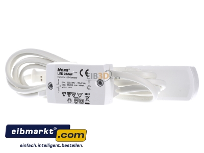 Frontansicht Hera 20604002301 LED-Trafo 24V/5W 