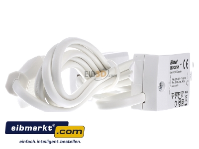Ansicht links Hera 20604002301 LED-Trafo 24V/5W 