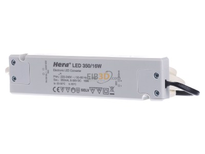 Frontansicht Hera 61500300943 LED-Trafo 350mA 16W 