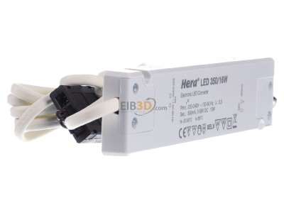 Ansicht links Hera 61500300943 LED-Trafo 350mA 16W 
