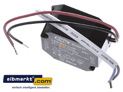Ansicht oben vorne EVN Lichttechnik K24 012 LED-Netzgert 24VDC 12W 