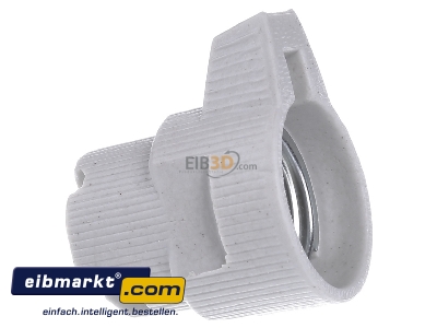 Ansicht links Houben 543414 Edisonfassung E27 ws mit Winkel 
