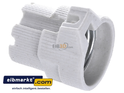 Ansicht oben links Houben 543414 Edisonfassung E27 ws mit Winkel 