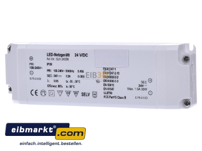 Frontansicht EVN Elektro SLK 240 36 LED-Netzgert 24VDC 1-36 Watt 