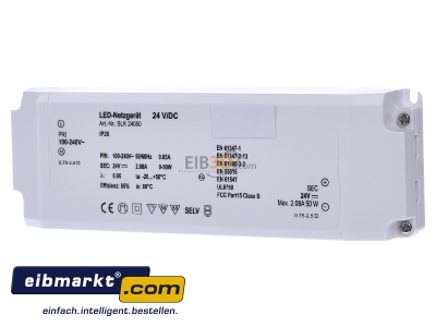 Frontansicht EVN Elektro SLK 240 50 LED-Netzgert 24VDC 1-50 Watt 