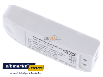 Ansicht oben vorne EVN Elektro PLK 112 LED-Netzgert 350mA 1-12 Watt 