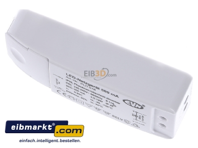 Ansicht oben vorne EVN Lichttechnik PLD518 LED-Netzgert 500mA 5-18 W PLD 518