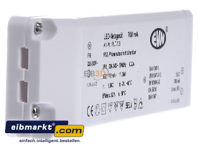 View on the left EVN Lichttechnik PLD 736 LED driver 
