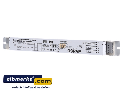 Frontansicht Osram QT-FIT 5/8 2x54-58 Vorschaltgert 
