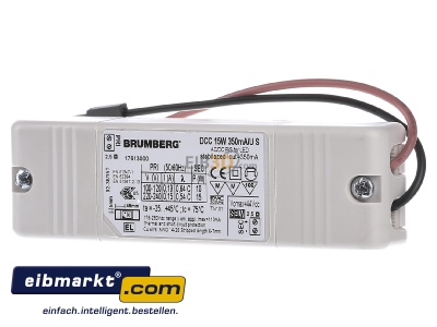 Frontansicht Brumberg Leuchten 17613000 LED-Netzgert fr Power-LED1-15x1W 
