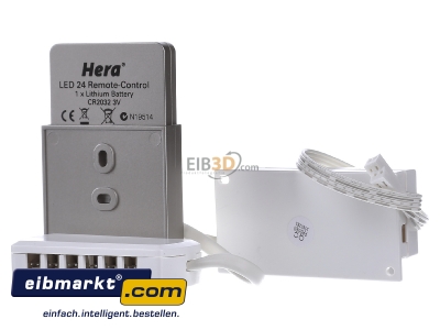 Ansicht hinten Hera 61500050523 LED-Dimm-Controller +AB-Funkfernbedien. 