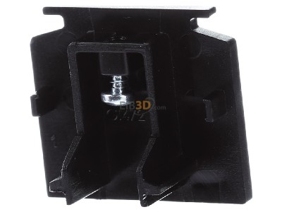 Ansicht hinten SLV 145590 Endkappe schwarz 