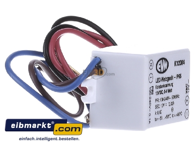 Ansicht links EVN Elektro K 12004 LED-Netzgert 12VDC 0,1-4W IP65 