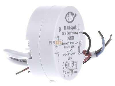 Ansicht links EVN LV 24008 LED-Netzgert 24VDC 0,1-8W rund 
