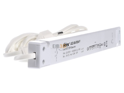 Ansicht links Hera 20604002605 LED-Trafo flach 24V/30W 12fach Vert. 