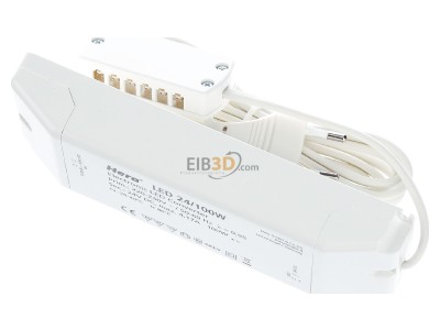 Ansicht oben vorne Hera 20604003301 LED-Trafo 24V/100W 12fach Vert 