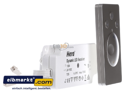 Ansicht links Hera 61500050531 Dynamic-Funk-Controller 75W m.Anbau-Fernbed. 