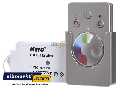 Frontansicht Hera 61500050541 Dynamic-Funk-Controller RGB 75W m.Fernbed. 