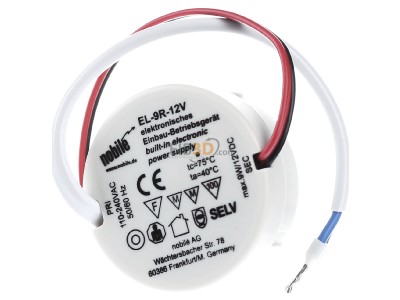 Frontansicht Nobile EL-9R-12V Trafo 