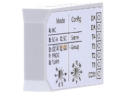 View on the left Arclite DALI XC System component for lighting control 
