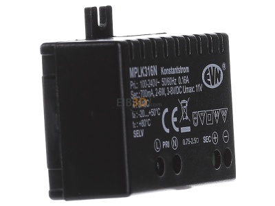 Ansicht links EVN MPLK316N LED-Netzgert 700mA 2-6W IP20 