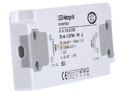 Ansicht links EVN Lichttechnik PLK203520 LED-Netzgert 350mA 0,7-20W IP20 