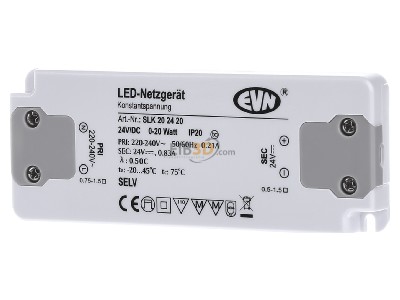 Frontansicht EVN SLK202420 LED-Netzgert 24VDC 0-20W IP21 
