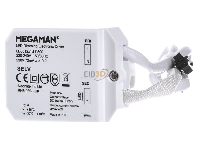 Front view IDV MM 56018 LED driver 
