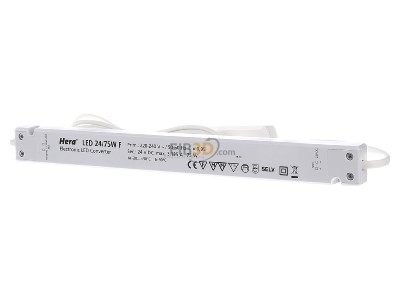 Frontansicht Hera 20604003801 LED-Trafo 24/75W 12-fach Vert. 