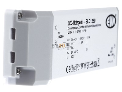 Ansicht links EVN SLD1250 LED-Netzger�t 12V/DC 15-50W IP20 